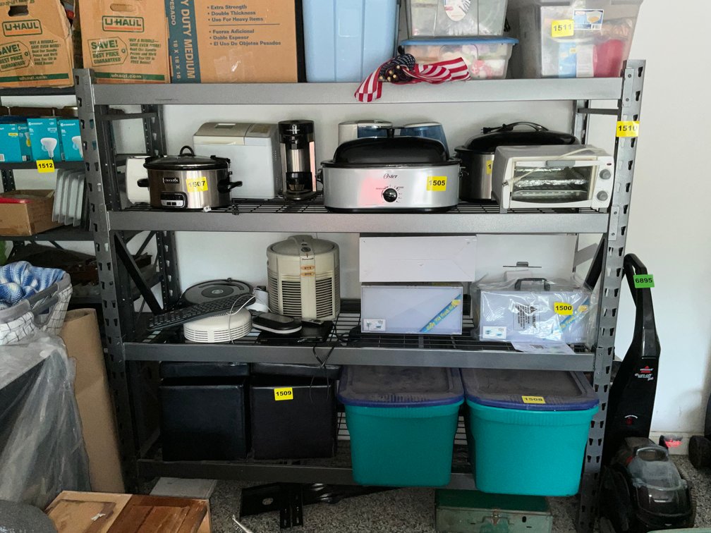 1 Section Of Break Down Shelving