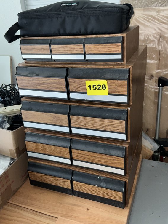 4 VHS Storage Cases And 2 Cassette Tape Storage Cases