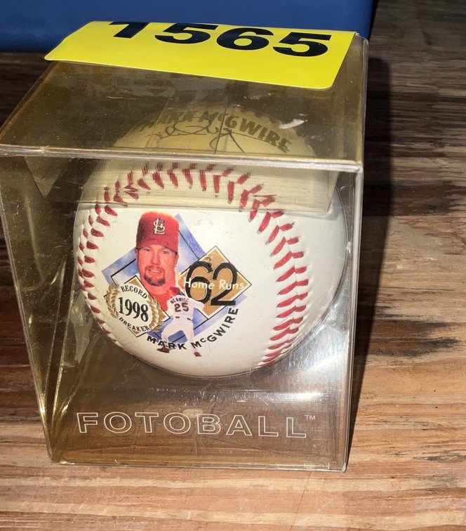 1998 Mark Mcgwire 62 Home Run Baseball