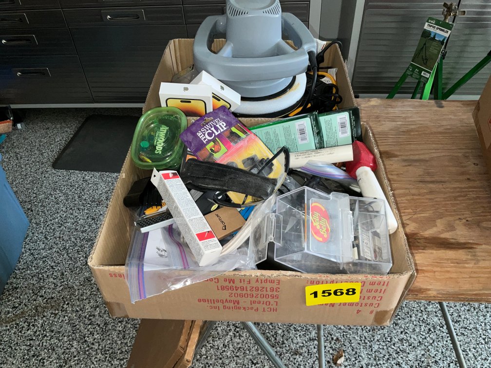 2 Boxes Misc Hardware, Auto Polisher, Tool Kit, Mini Dremel, Ect