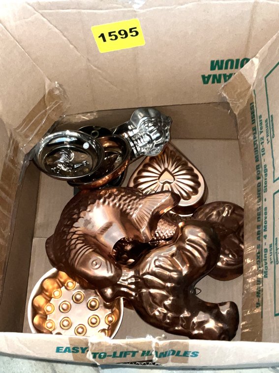 Box Of Assorted Copper Style Molds