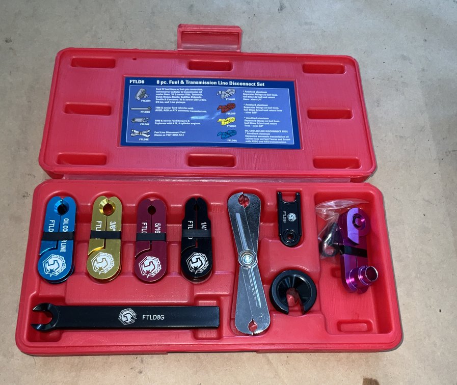 Matco 8PC Fuel & Transmission Line Disconnect Set