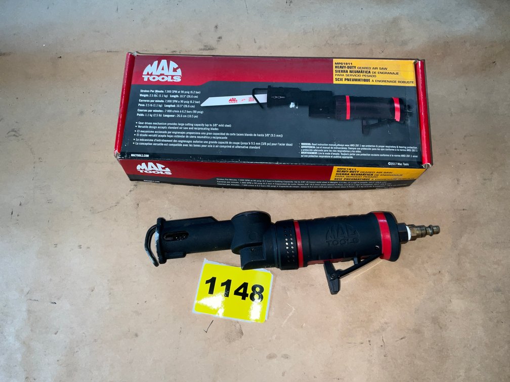 Mac # MPS1911 Heavy Duty Geared Air Saw