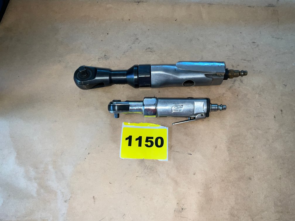 1 Central Pneumatic 3/8" Air Impact Ratchet 1 Campbell Hausfeld 1/4" Air Ratchet