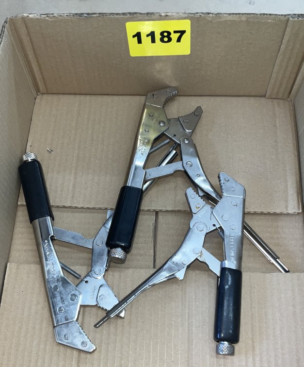 3 Pr Craftsman Vise Grip Pliers