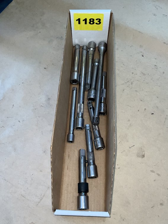 10 Assorted 1/2" & 3/8" Drive Extensions