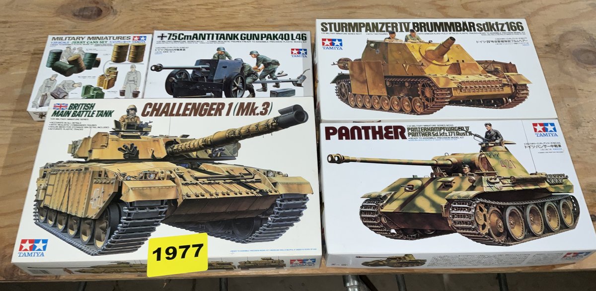 5 Tamiya Models 1/35 Scale #35154 #35065 #35027 #35049 #35026