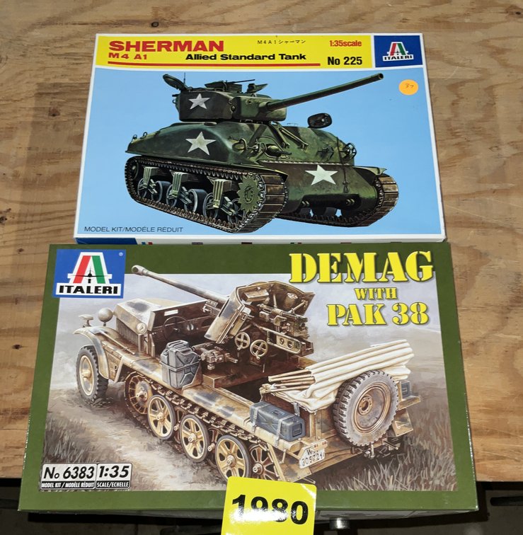 2 Italeri Models 1/35 Scale #225 #6383