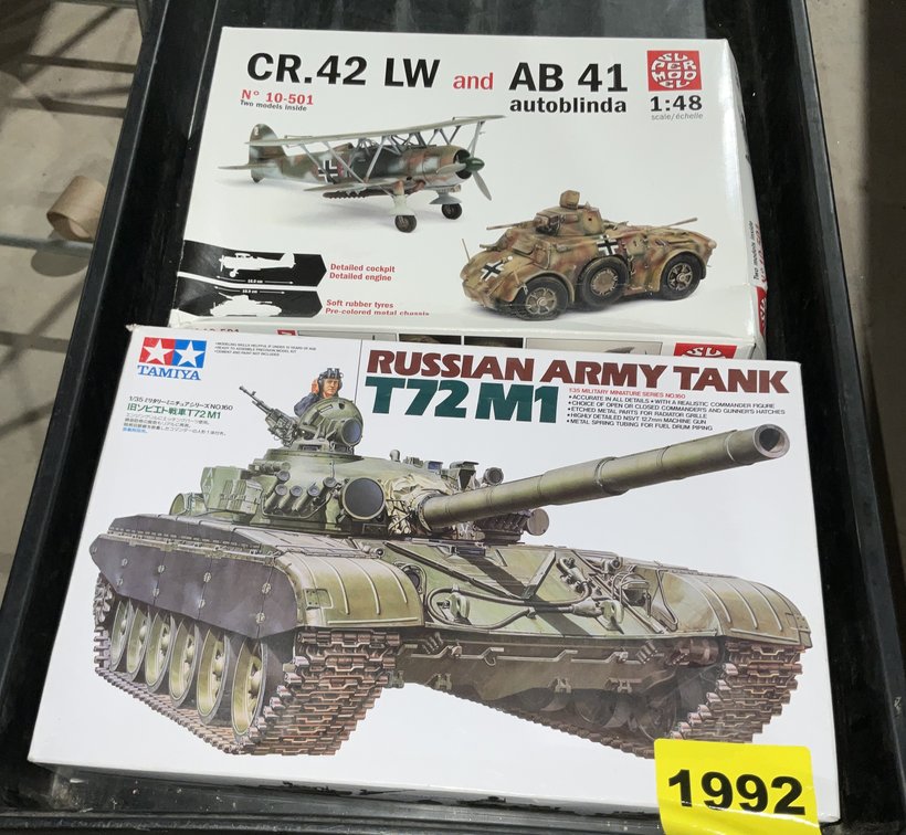 1-Tamiya Model 1/72 Scale #172m1 & 1-Super Model 1/48 Scale #10-501