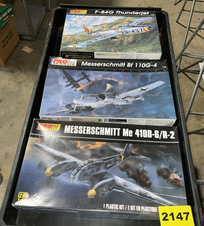 3 Pro Modeler 1/48 Scale Models #85-5833 #85-5851 - #4108-6(P2)