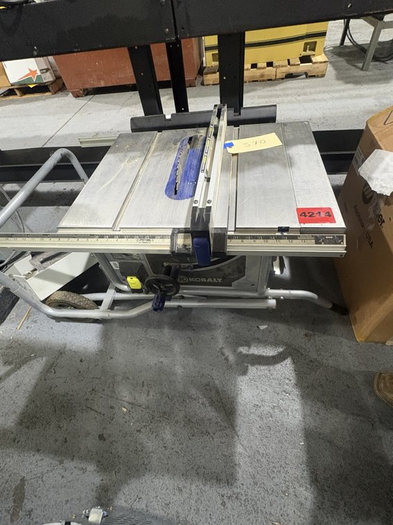 Kobalt 10 Inch Portable Table Saw M/N KT1015
