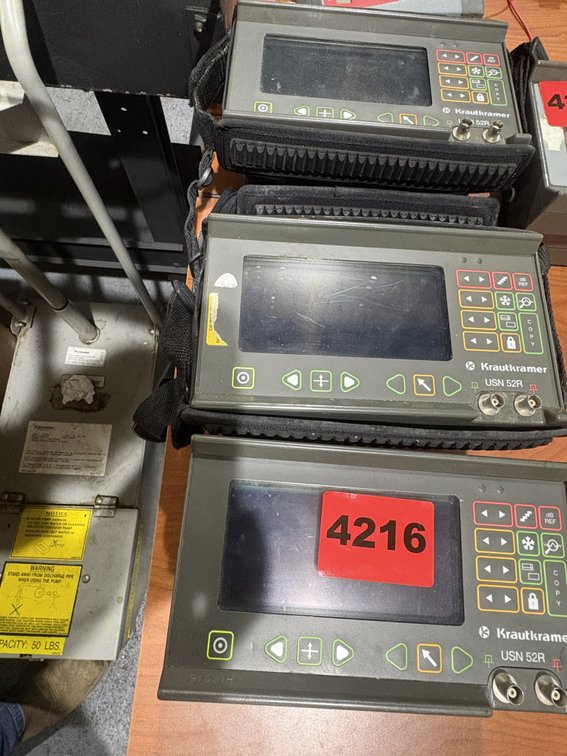 3 Krautkramer USN 52R Ultrasonic Flow Detectors