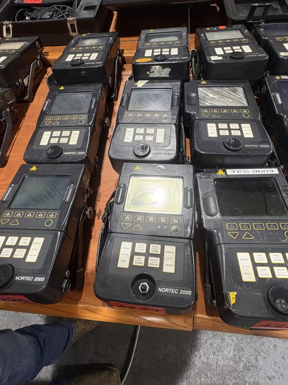 3 Nortec 2000 Series Eddy Current Flow Detectors