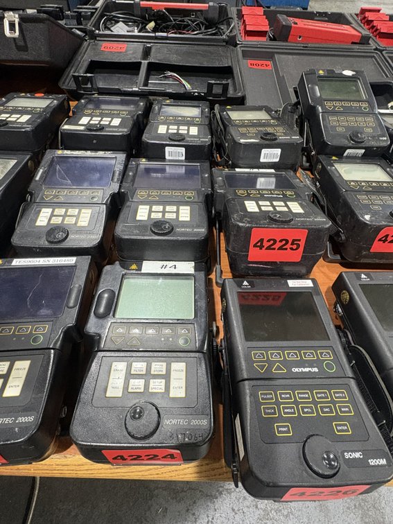 3 Nortec 2000 Series Eddy Current Flow Detectors-No Batteries