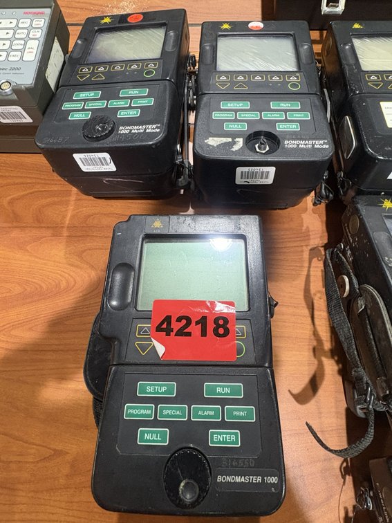 2 Staveley Bond Master 1000 Multi Mode Bond Testing Devices And 1 Bond Master 1000