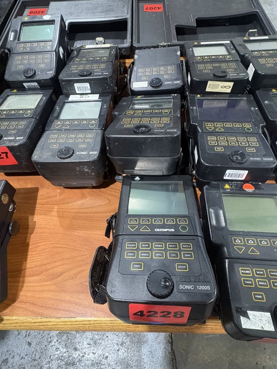 3 Sonic 1200S Series Ultrasonic Flow Detectors - No Batteries