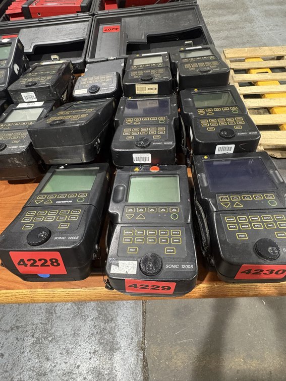 3 Sonic 1200S Series Ultrasonic Flow Detectors - No Batteries