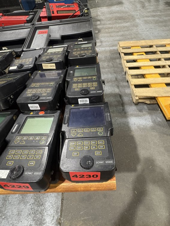 3 Sonic 1200S Series Ultrasonic Flow Detectors - No Batteries