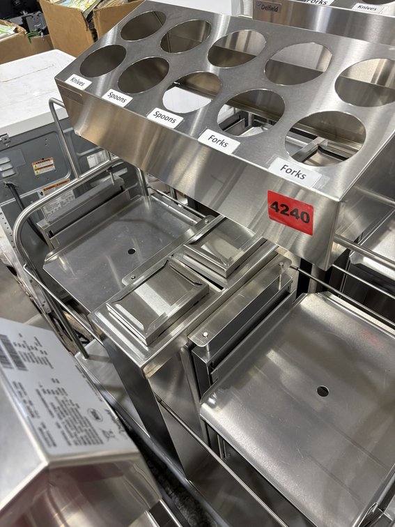 Delfield Stainless Tray And Flatware Servers