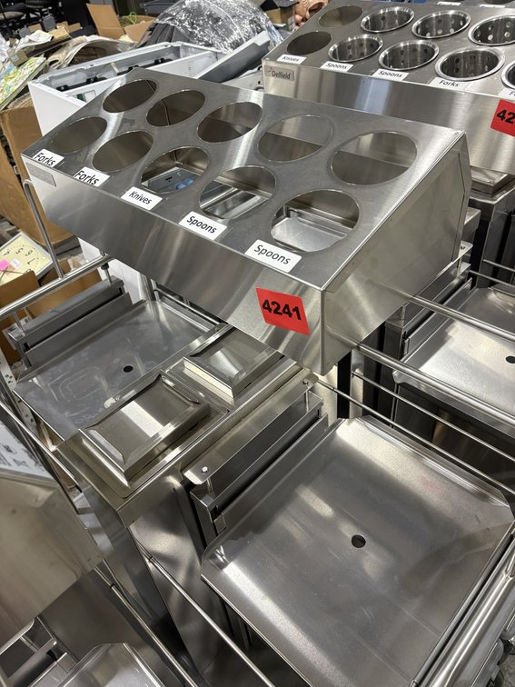 Delfield Stainless Tray And Flatware Servers