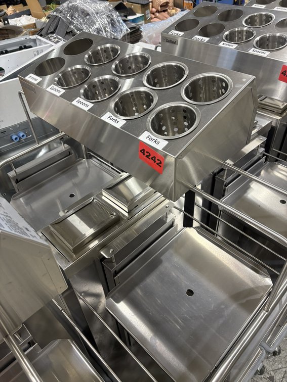 Delfield Stainless Tray And Flatware Servers
