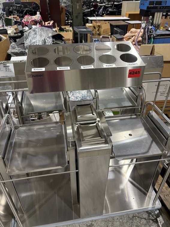 Delfield Stainless Tray And Flatware Servers