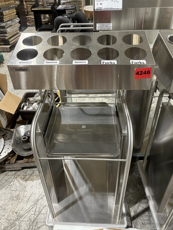 Delfield Stainless Tray And Flatware Servers