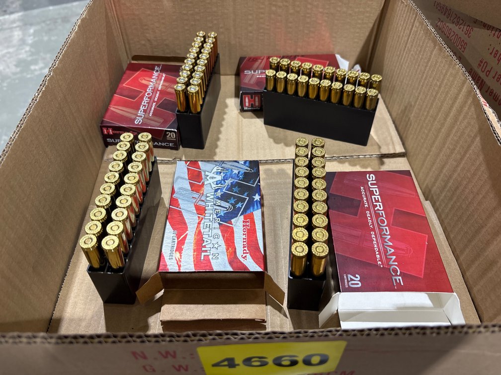 4-Boxes Hornady 25-06 Rem 117gr Interlock
