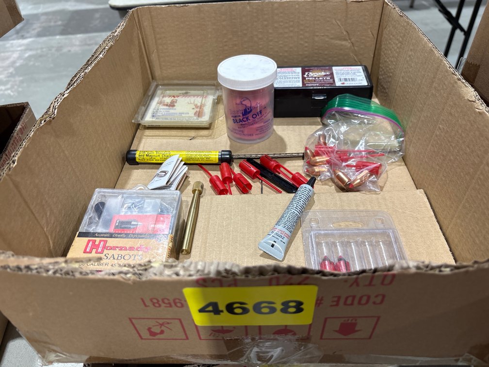 1-Box Assorted 50 Cal Blackpowder Shooting Supplies
