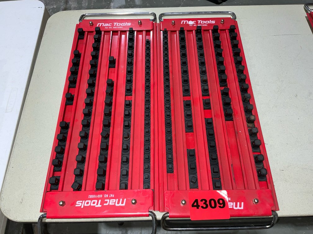 2 Mac Tools Socket Holders, 1/4" 1/2" Drive
