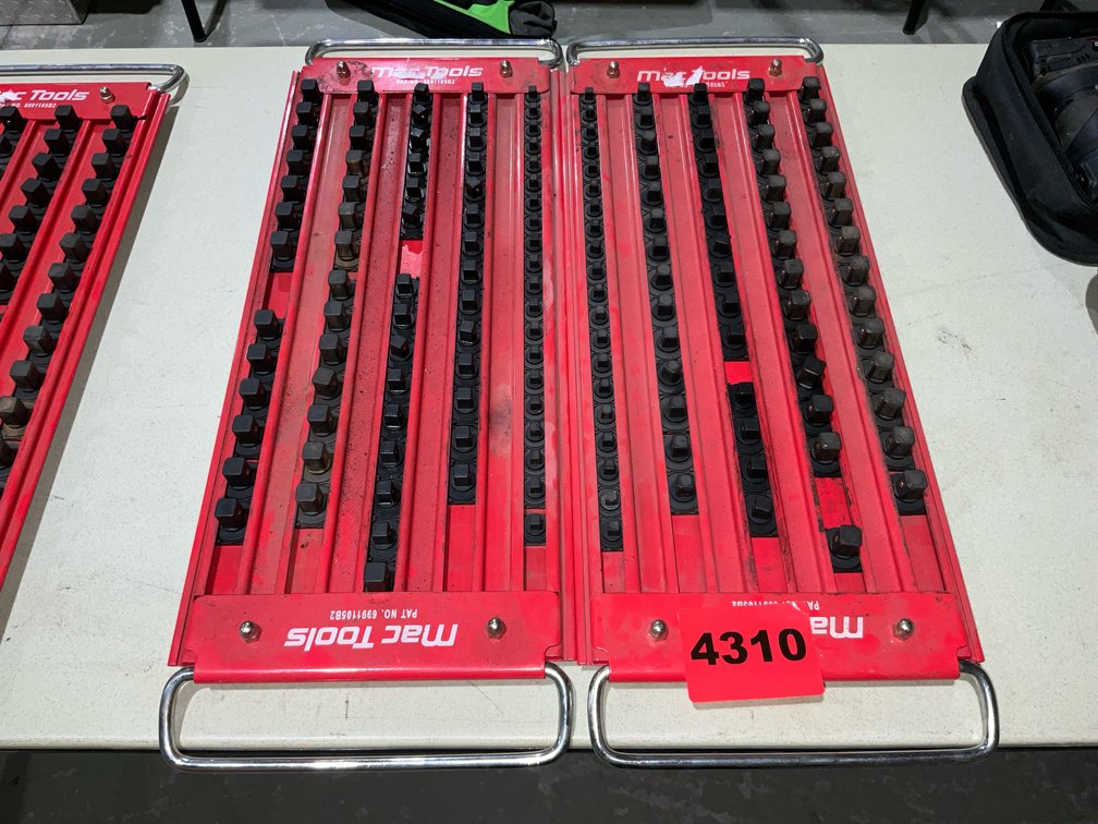 2 Mac Tools Socket Holders, 1/4" 1/2" Drive