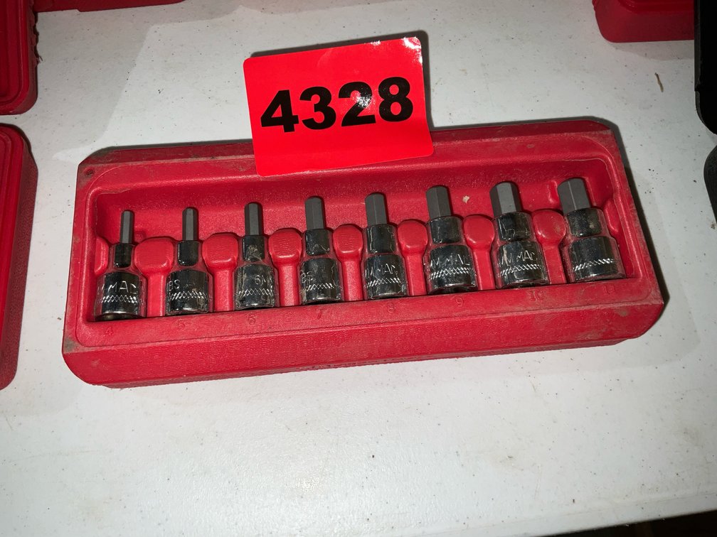 Mac Tools Chrome Hex Bit Sockets