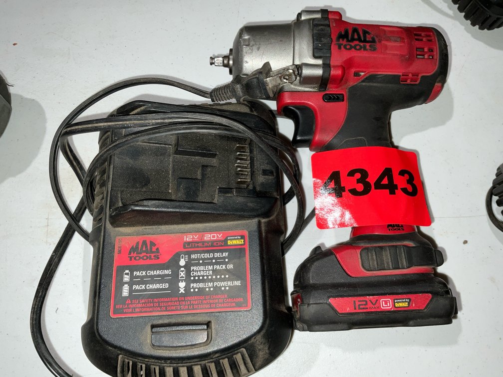 Mac 12V 1/4" Drive Impact Driver With Charger