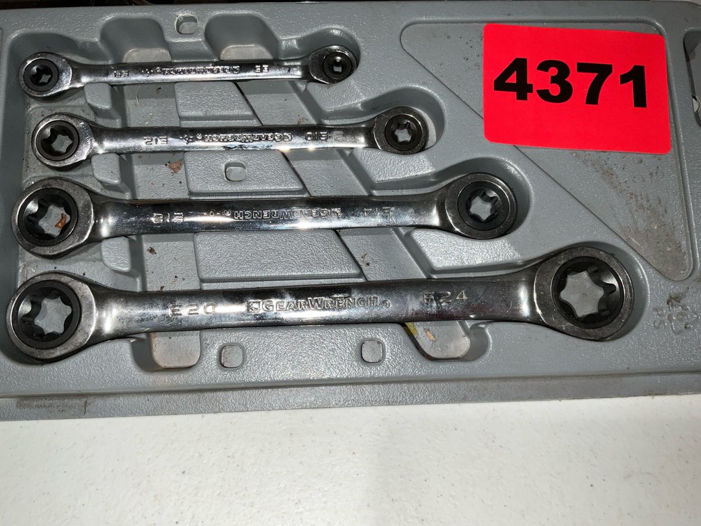 Gear Wrench E-Torx Double Box End Ratcheting Wrench Set