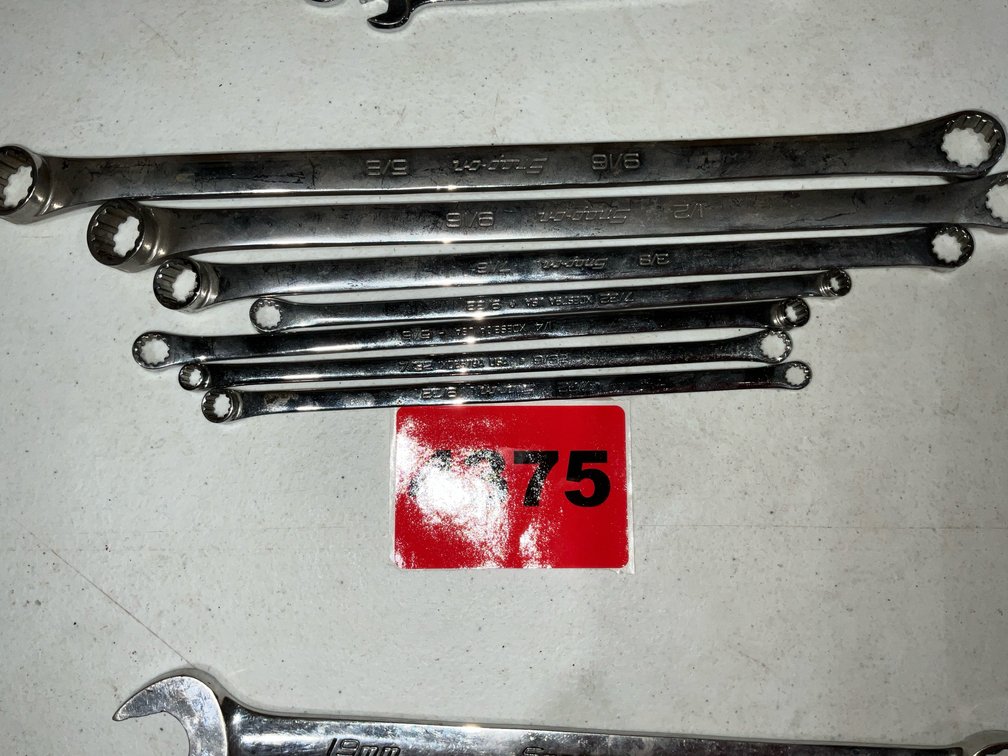 Snap-On Double Box End Wrenches, 7 Pcs., 7/32"- 5/8"