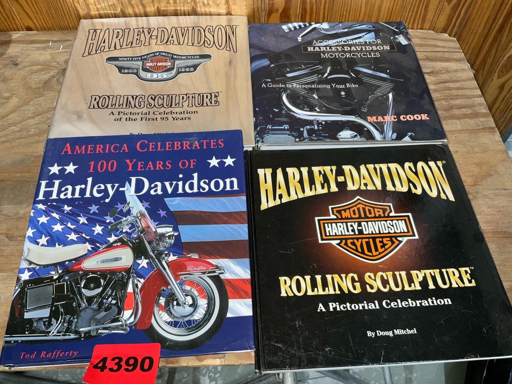 4 Harley Davidson Books