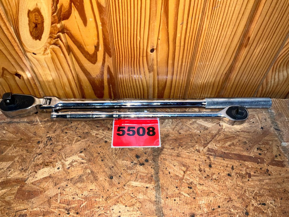 2 Mac Ratchets, 1/4" Drive 12" Long; 1/2" Drive With 18" Long Handle
