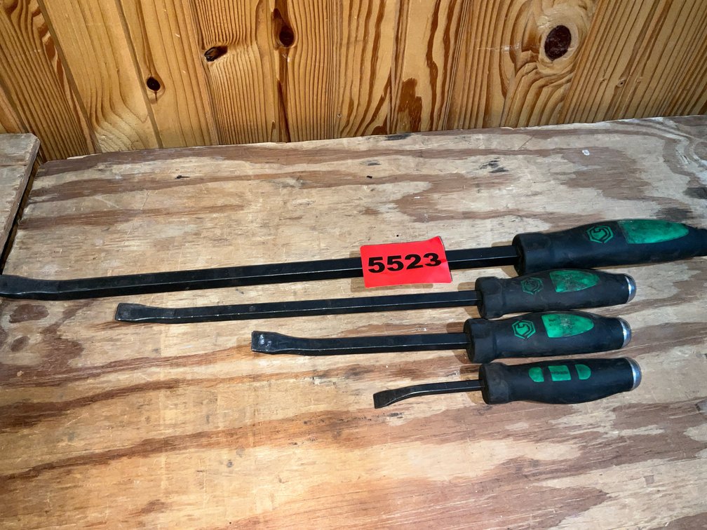 Matco Pry Bars, 4 Pcs., 24", 17", 12", 8" Long