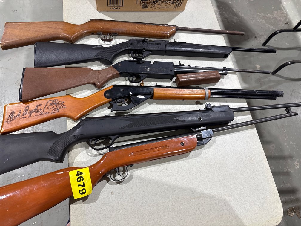 6-Assorted Pellet Rifles And BB Guns