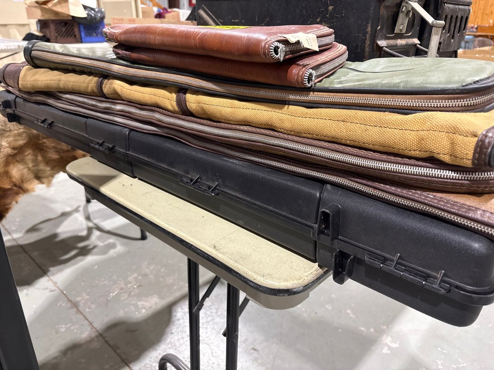 5-Rifle Cases, 2-Pistol Cases
