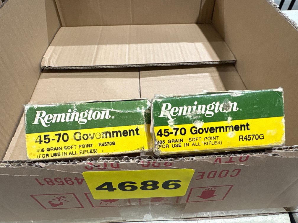 2-Boxes 45-70 Govt 405gr Soft Point