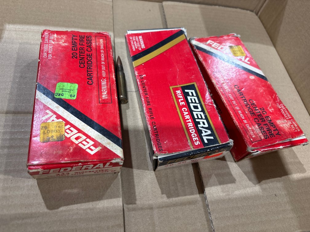 1-Box 30-30, 2-Boxes 243