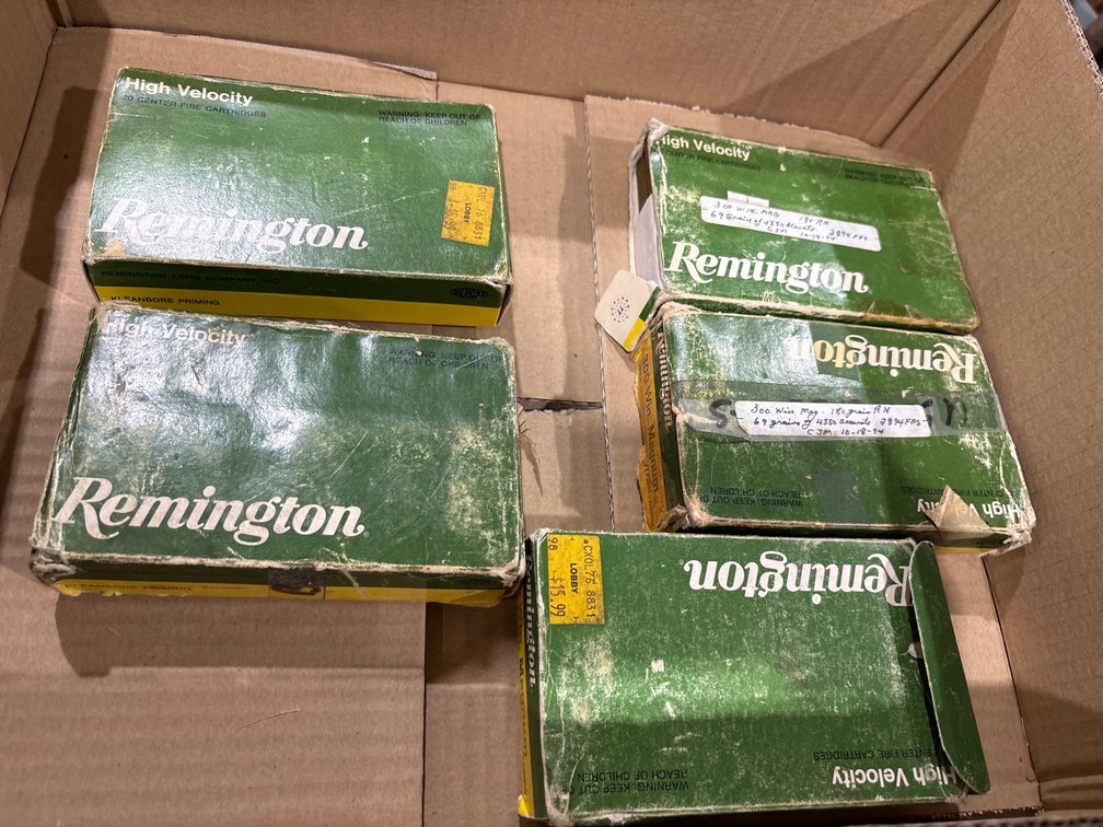5-Boxes 300 Win Mag 150gr & 180gr
