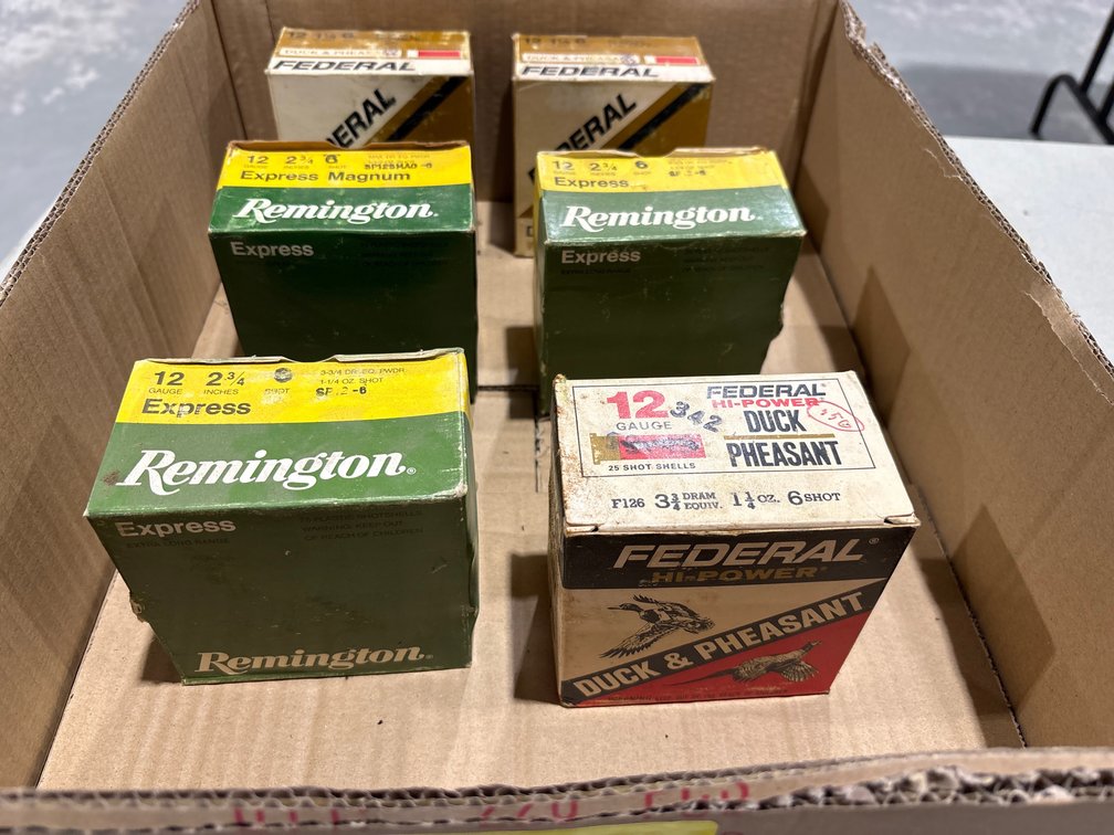 6-Boxes Assorted 12ga