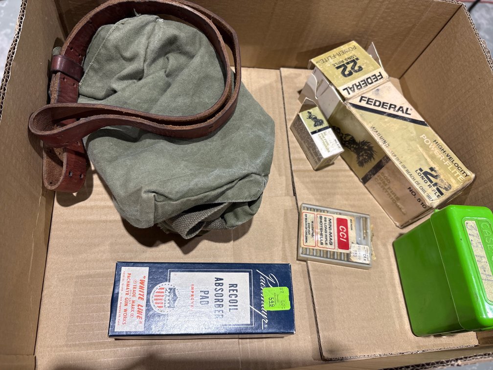 1-Brick 22 LR, Recoil Pad, Shell Box, Bag And Sling