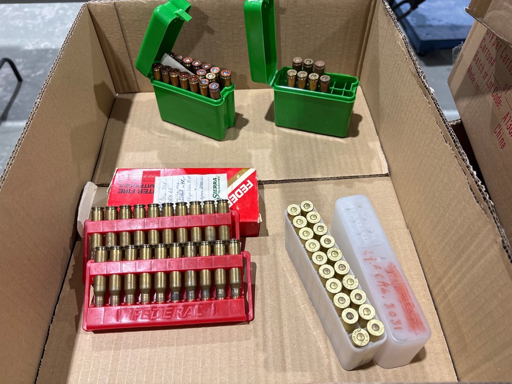 1-Box 30-30, 1-Box 308, 2 Partial Boxes 308
