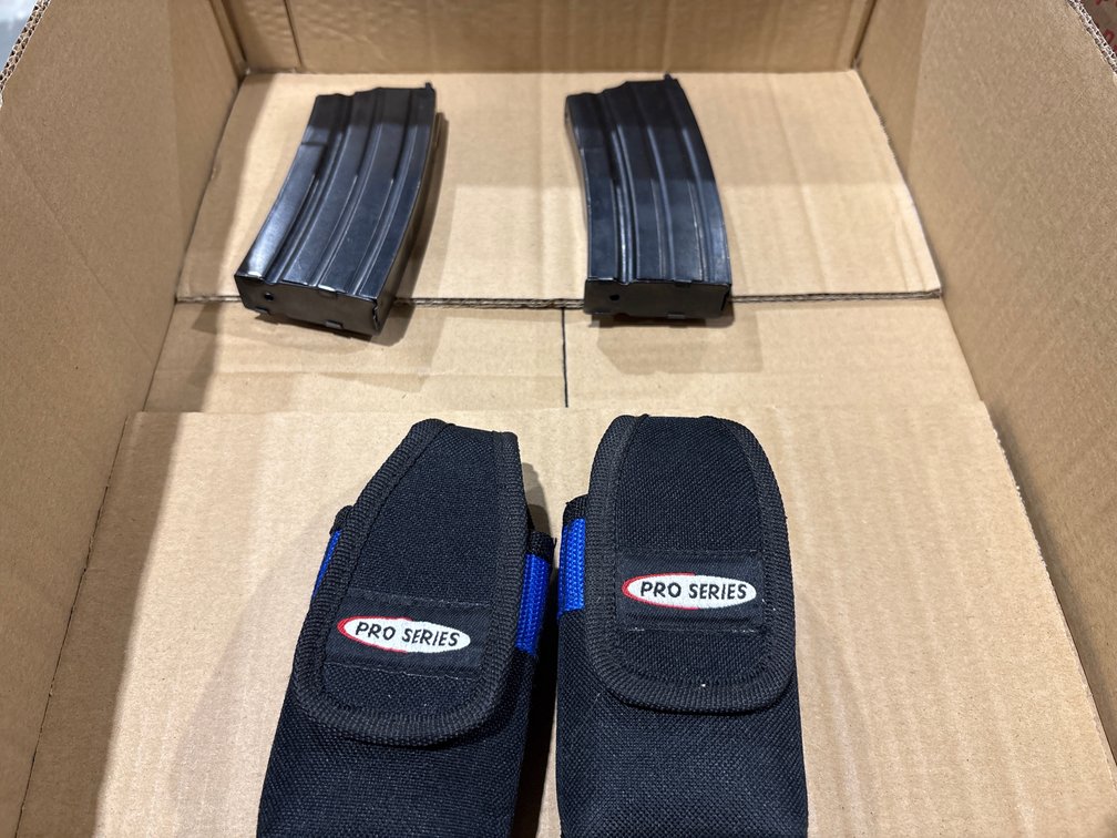 2-Mini-14 Mags And Belt Holsters