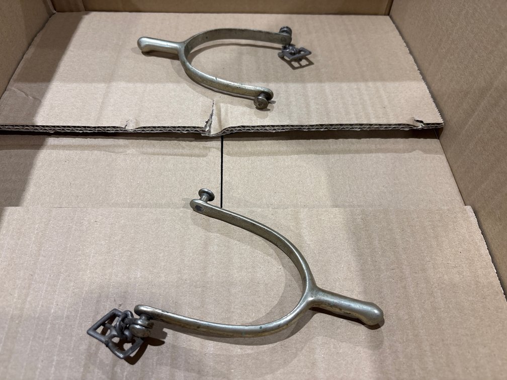 Vintage U.S. Cavalry Marked Spurs