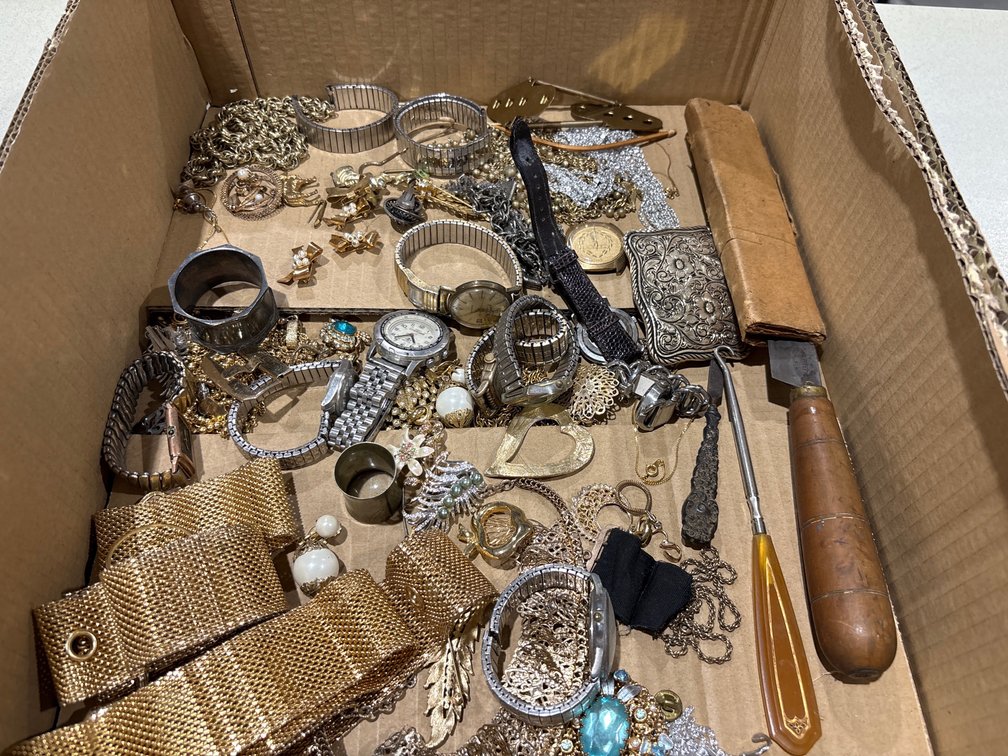 Assorted Vintage Jewelry And Watches