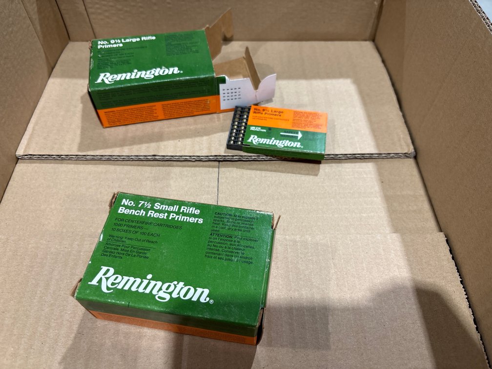 2-Boxes Remington No 7 1/2 Small Rifle Primers